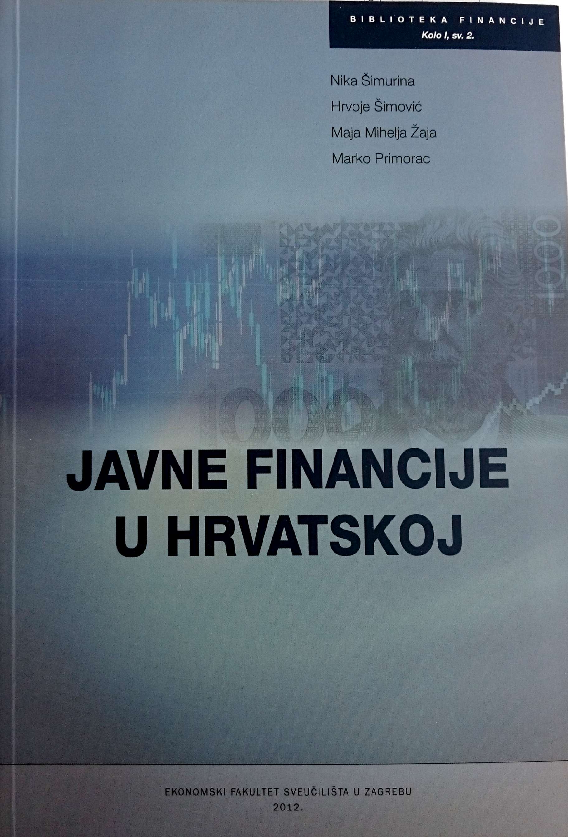JAVNE FINANCIJE U HRVATSKOJ,2012